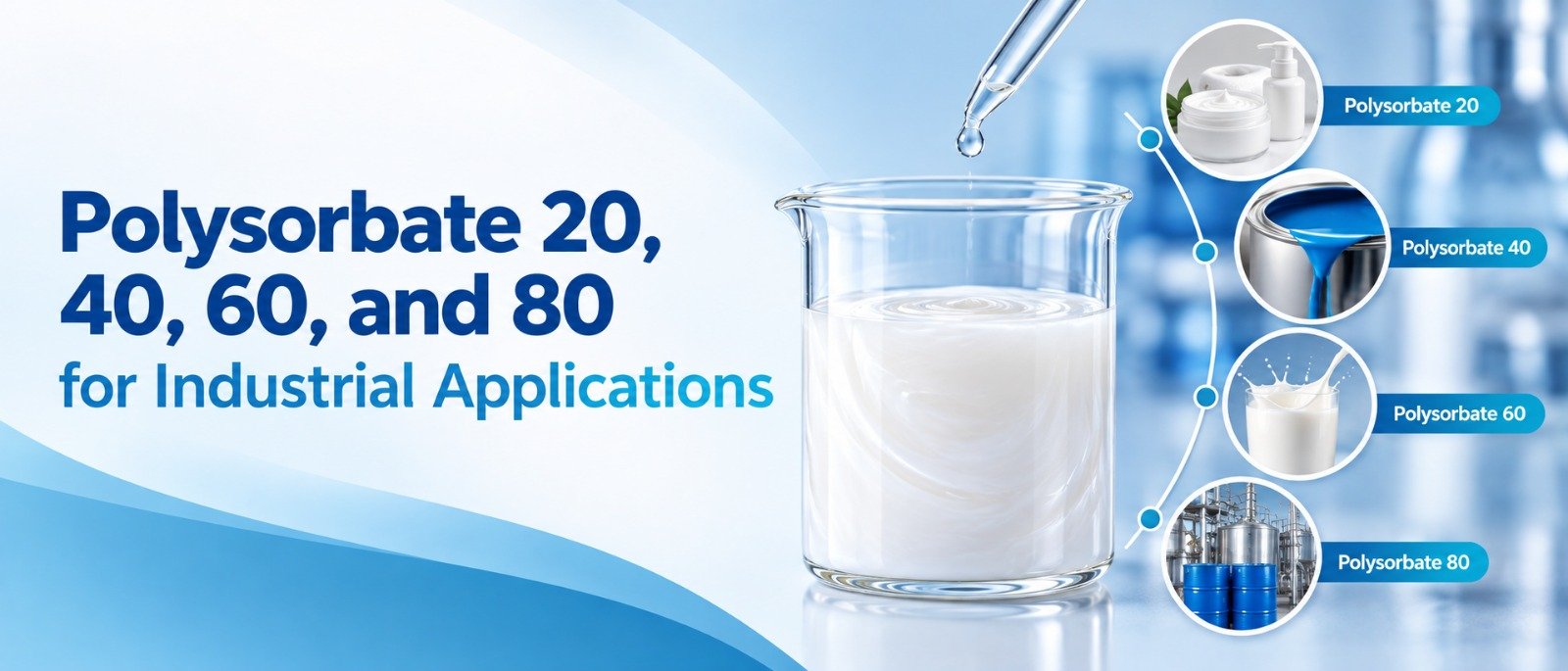 Choosing Between Polysorbate 20, 40, 60, and 80 for Industrial Applications
